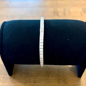 Elegant Sterling Silver Tennis Bracelet